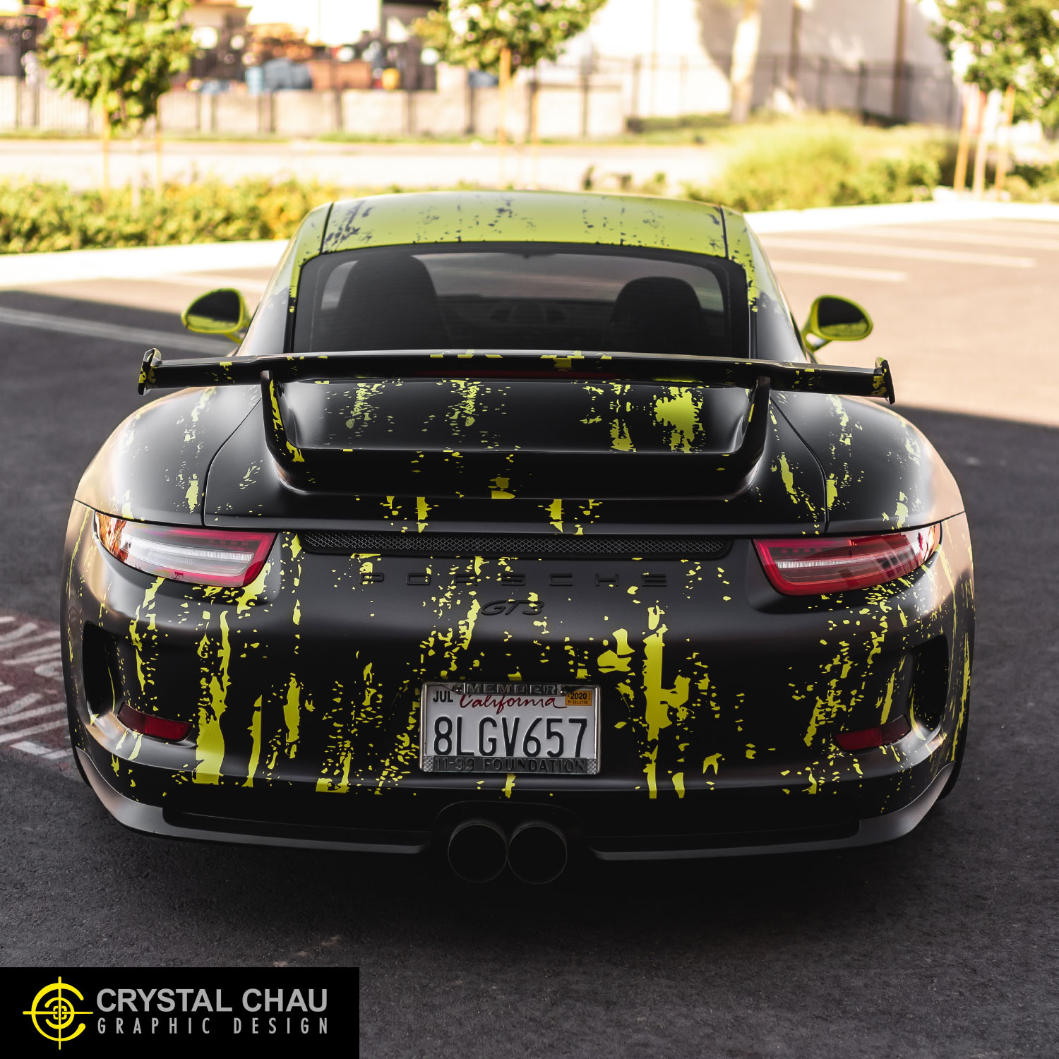 Porsche 996 GT3 Grunge Livery Design