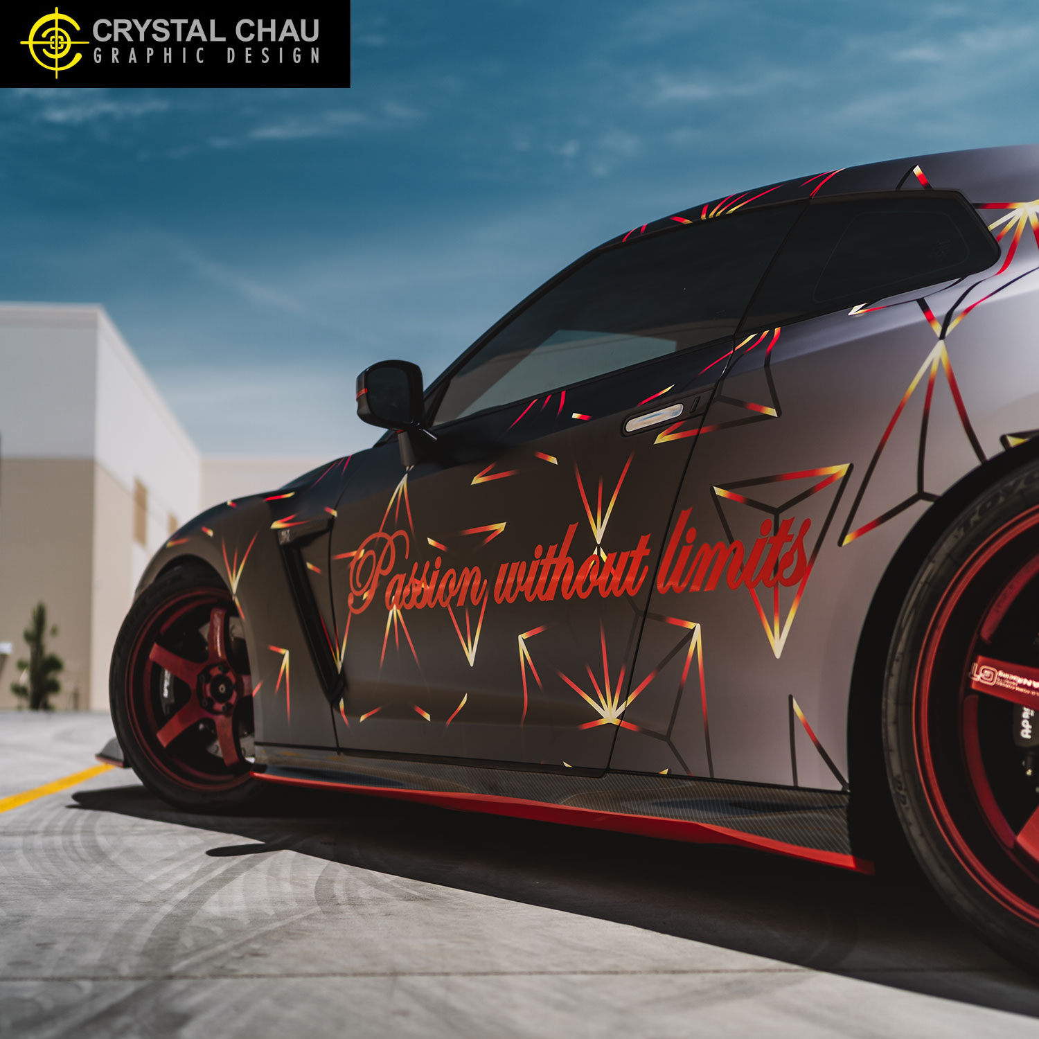 Nissan GTR Triangles Gradient Passion Without Limits UCSB