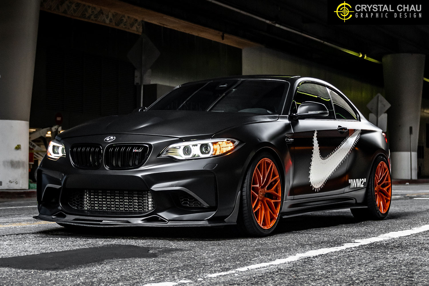 BMW M2 Nike Air VaporMax Off White Shoe Car Wrap Design