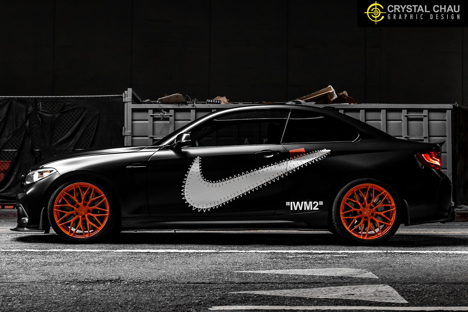 BMW M2 Nike Air VaporMax Off White Shoe Car Wrap Design