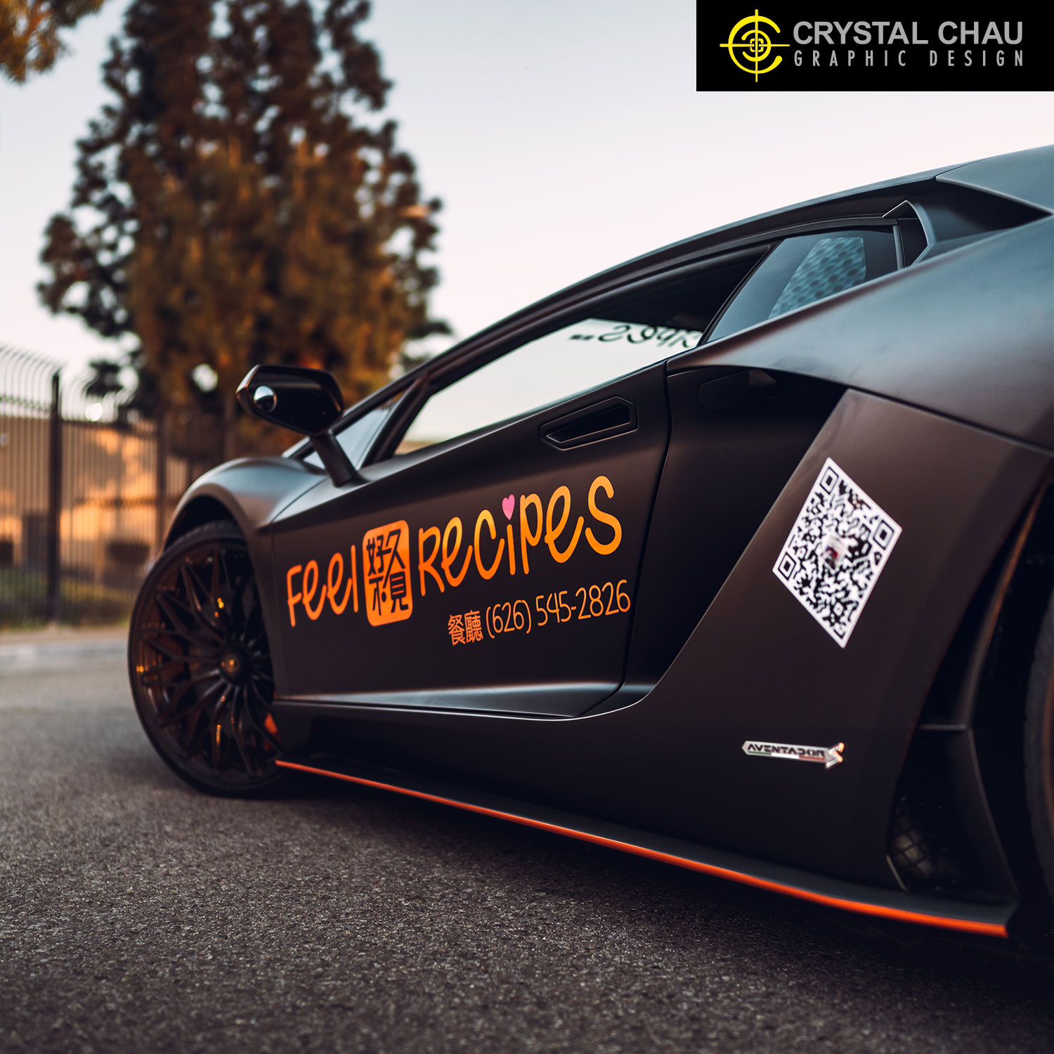 Lamborghini Aventador Feel Recipes Commercial Wrap