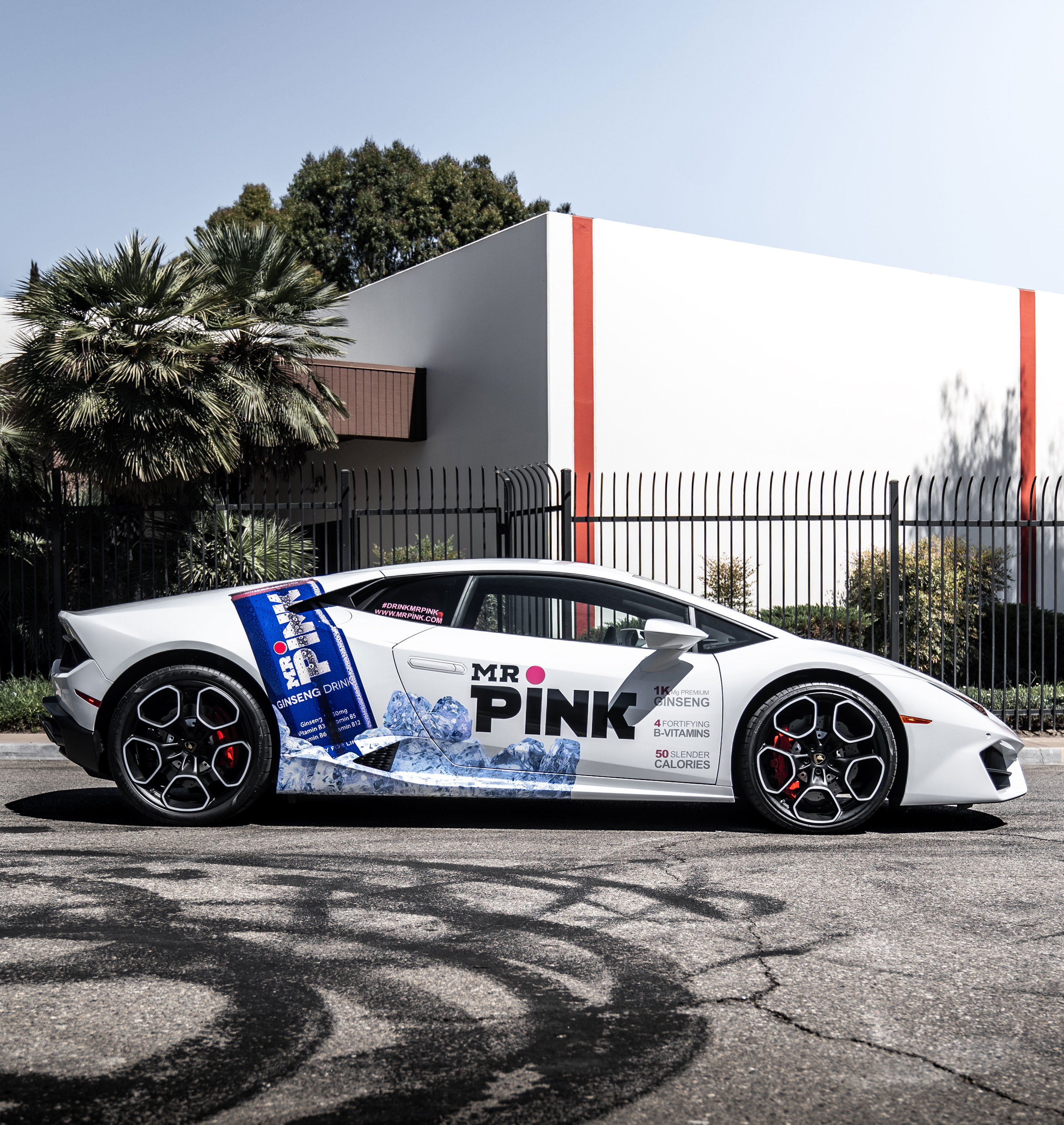 Lamborghini Huracan Commercial Mr. Pink Ginseng Drink