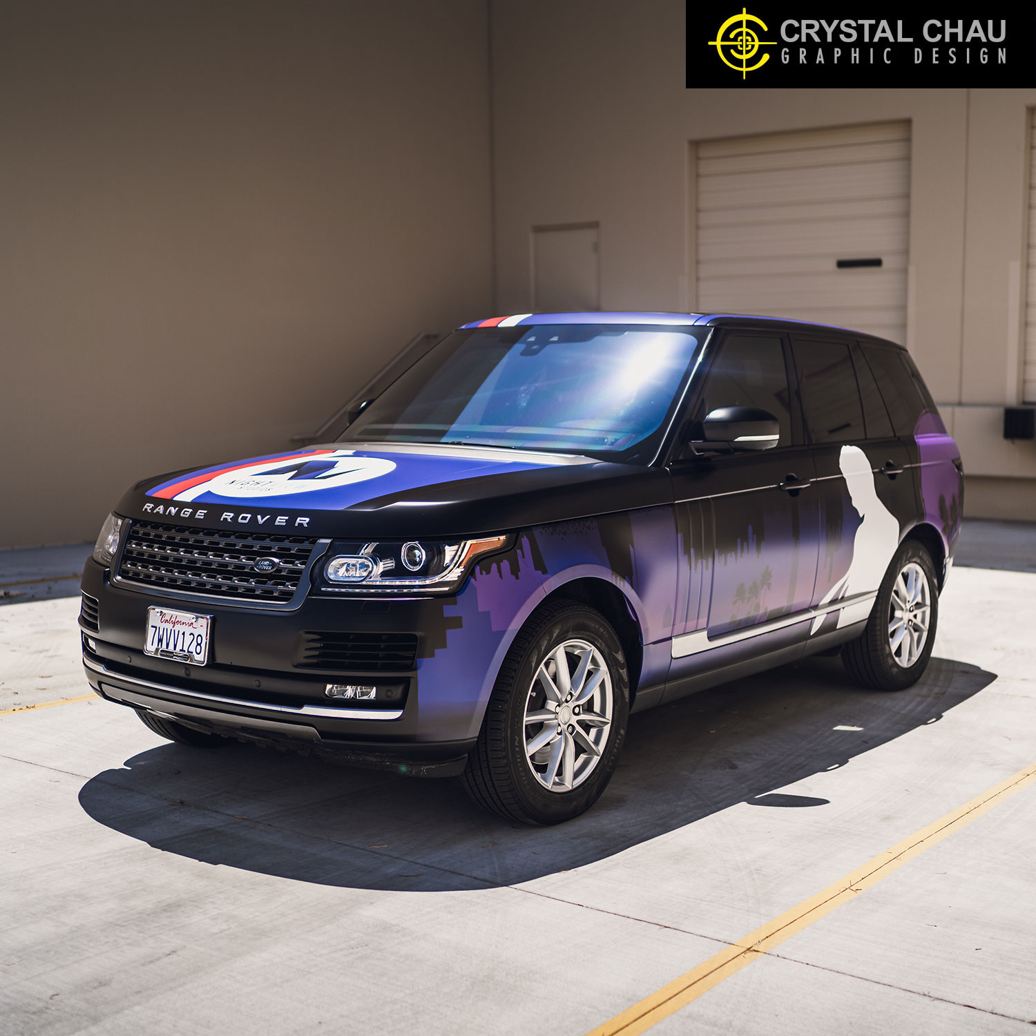 Land Rover Range Rover Nightview Photography Commercial Wrap