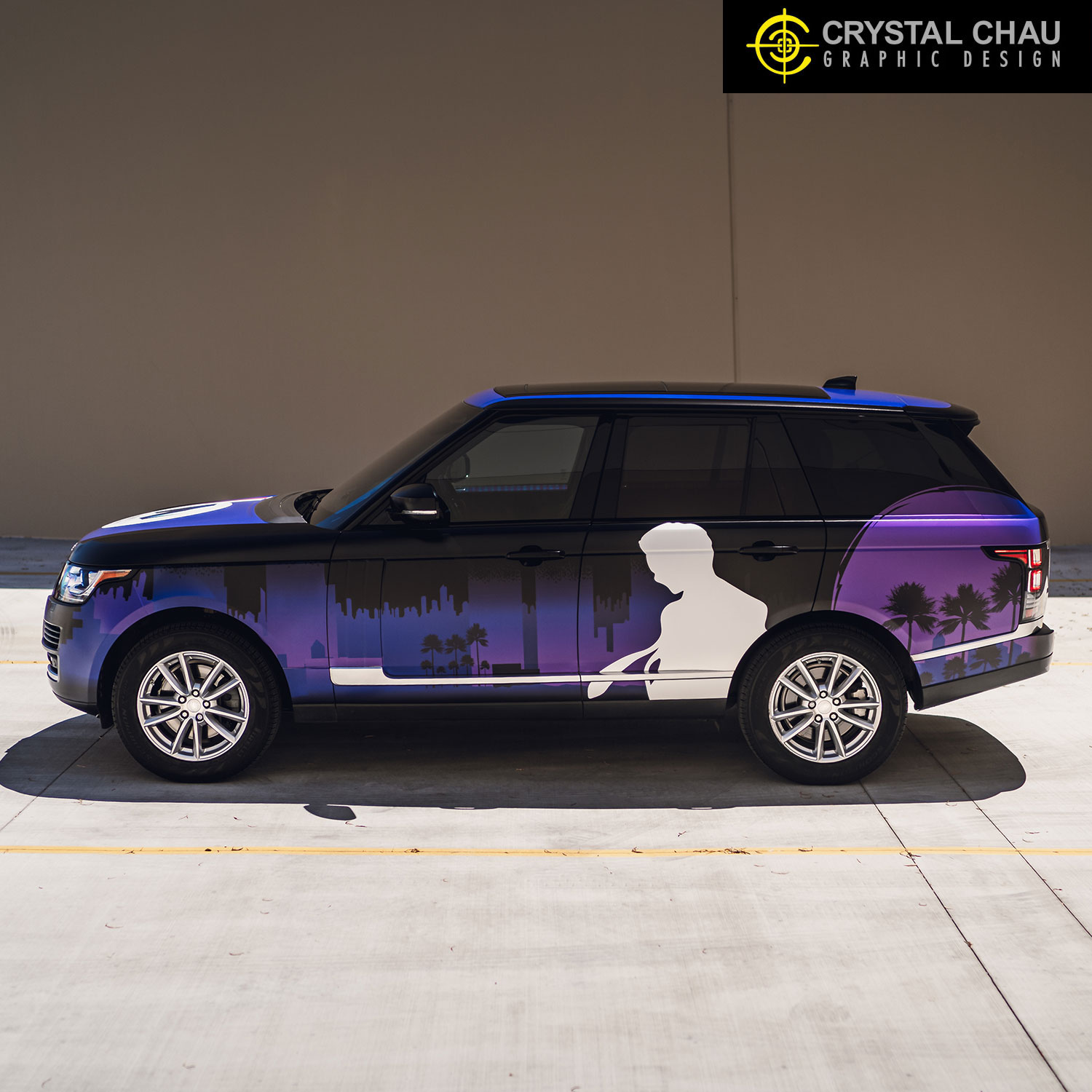 Land Rover Range Rover Nightview Photography Commercial Wrap