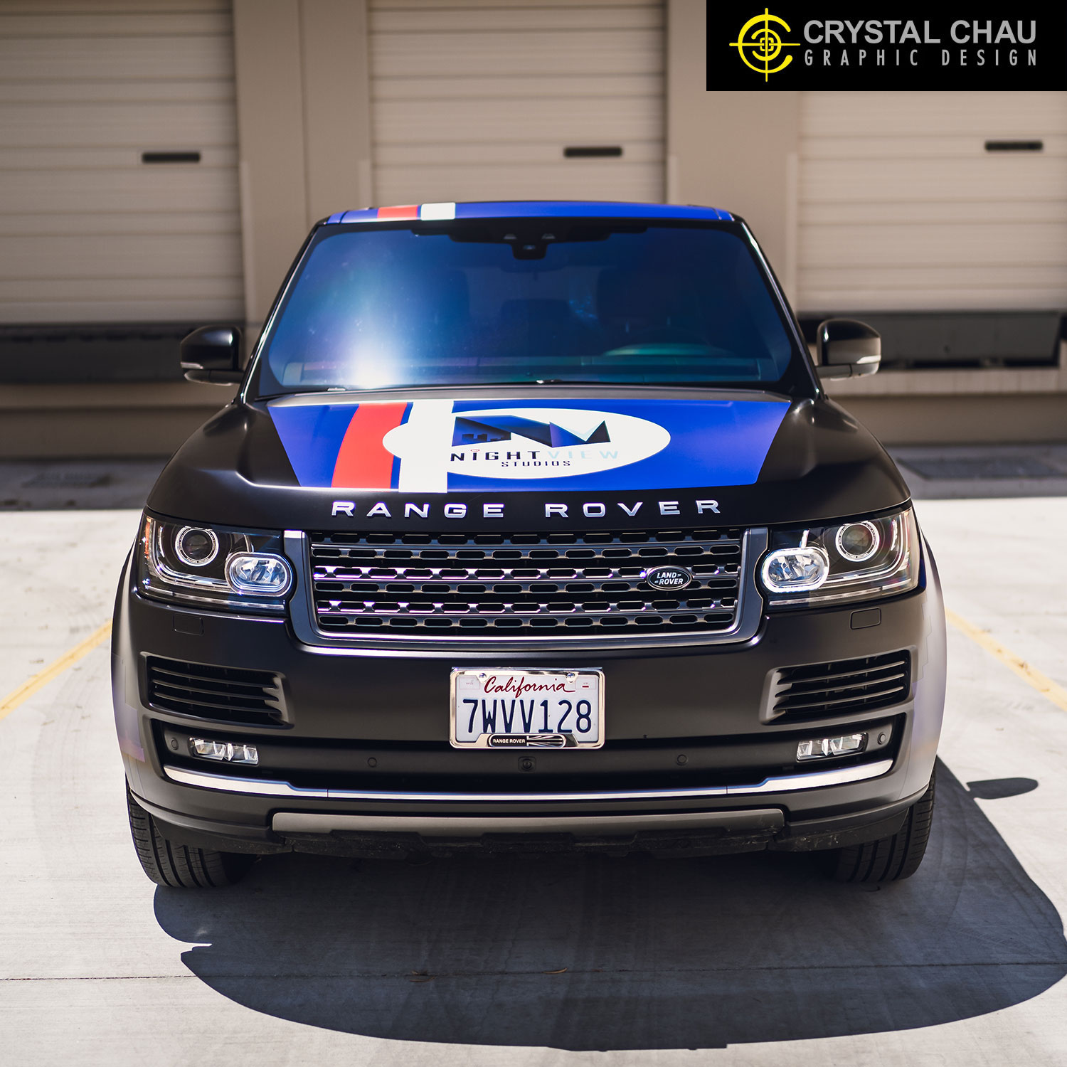 Land Rover Range Rover Nightview Photography Commercial Wrap