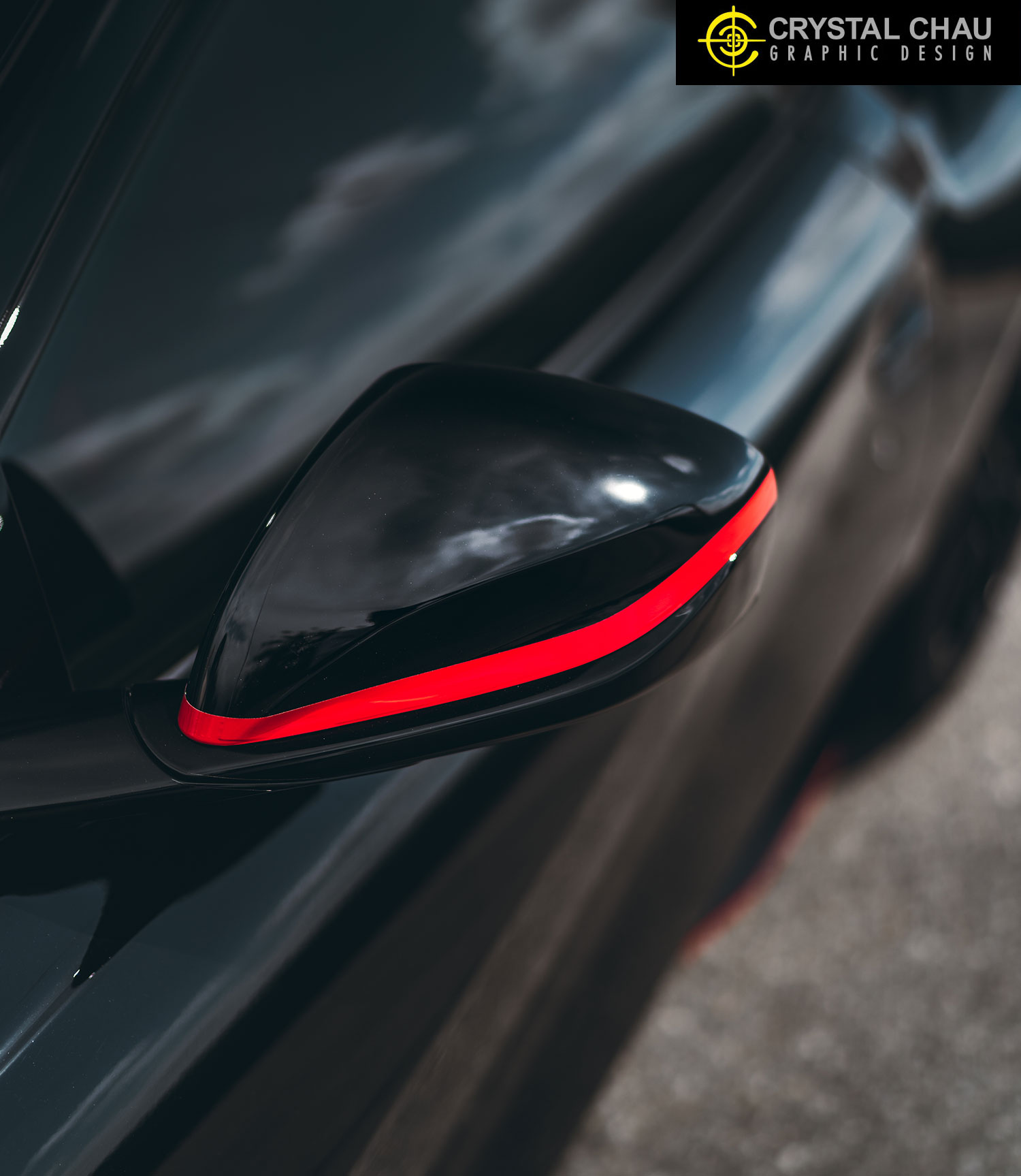 Ferrari 812 Superfast Red Stripes