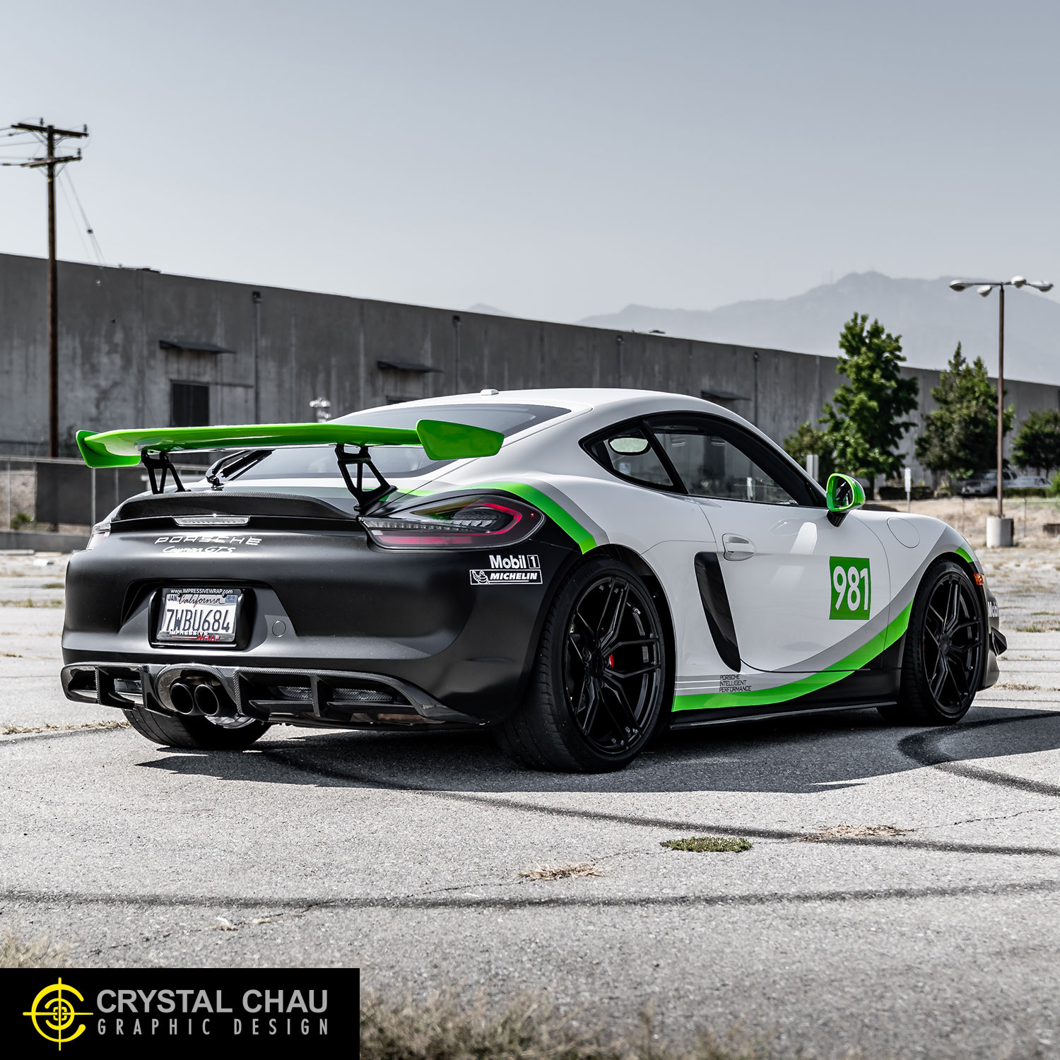 Porsche 718 Cayman GTS Race Livery