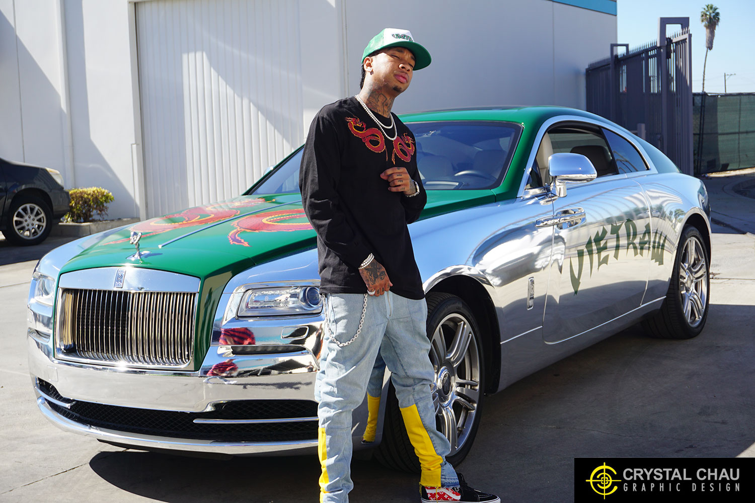 Rolls Royce Wraith Chrome Tyga