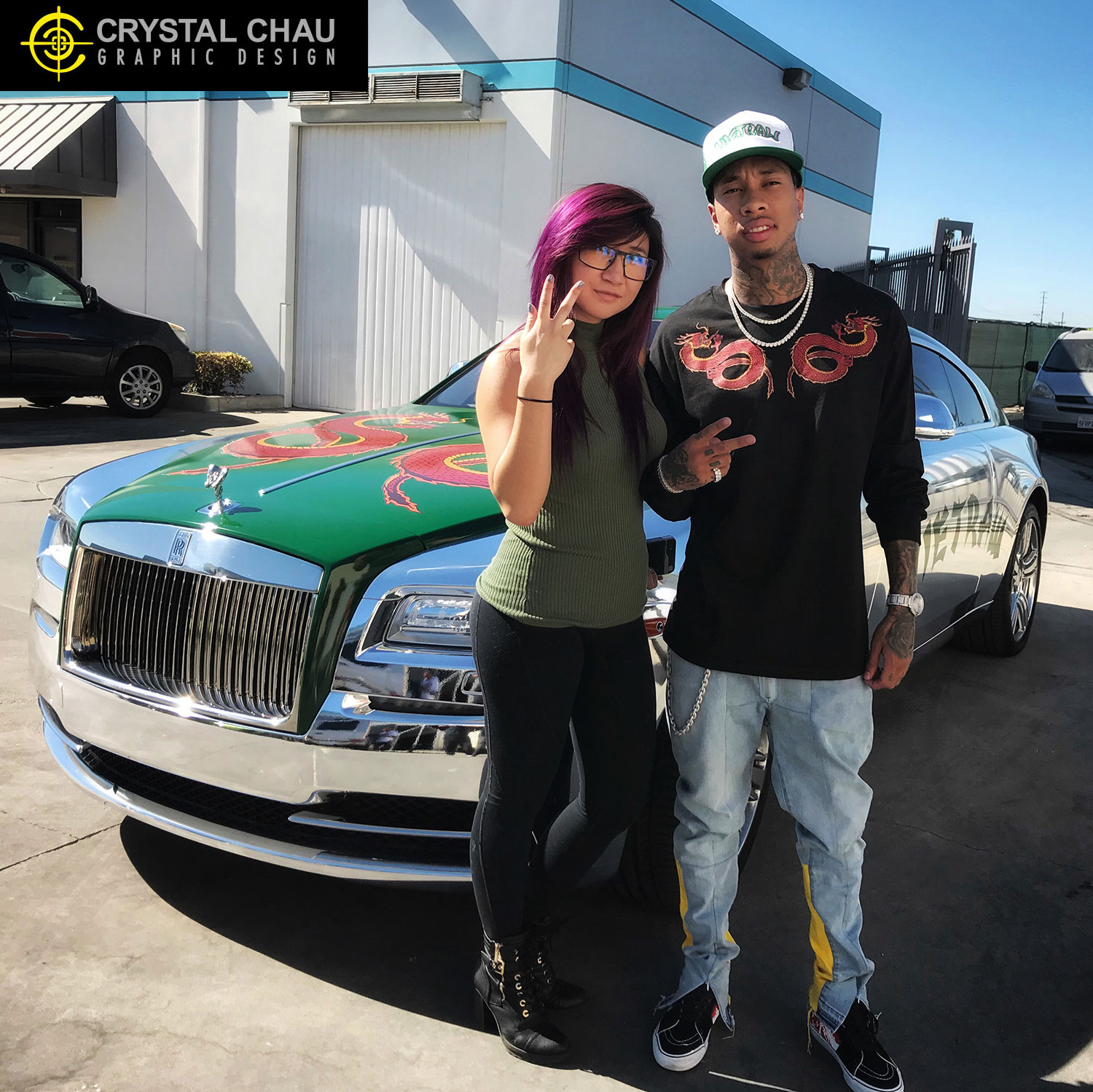 Rolls Royce Wraith Chrome Tyga